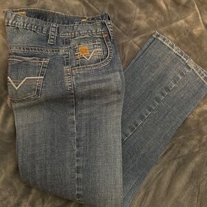 Western starched and ironed jeans
